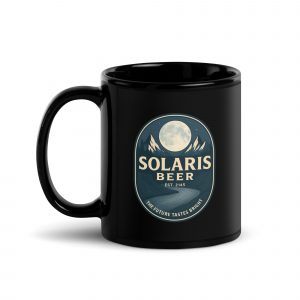Solaris  - Black Glossy Mug