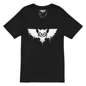 Night Owls - Unisex Short Sleeve V-Neck T-Shirt