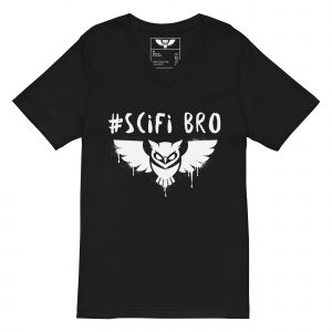 #ScifiBro - Unisex Short Sleeve V-Neck T-Shirt