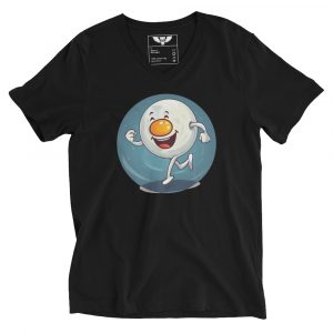 Egghead Brand - Unisex Short Sleeve V-Neck T-Shirt